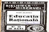 IOAN SLAVICI Educaţia - documente.bcucluj.rodocumente.bcucluj.ro/web/bibdigit/fg/BCUCLUJ_FG_176601_1909_045.pdf · IOAN SLAVICI lăture fără ca să'ş fac grelă i mustrăre şi