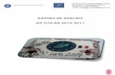 RAPORT DE ANALIZĂ - liceulmoisil.roliceulmoisil.ro/documents/profesori/RAPORT ANALIZA 2016-2017.pdf · întocmite la începutul fiecărei etape pe baza unei temeinice analize de