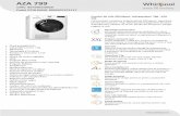 Codul GTIN (EAN) 8003437471117 - docs.whirlpool.eudocs.whirlpool.eu/_doc/PR857500310020ro.pdf · Caracteristici uscatoare independente Whirlpool: capacitate sporita de incarcare,