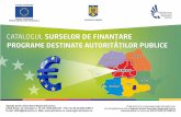 PROGRAME ADRESATE AUTORITATILOR PUBLICE - upt.ro · cercetare ale României pentru perioada 2017-2025 Institutele de cercetare de drept public sau instituțiile de învăţământ