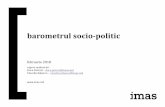 Barometrul Socio-Politic Februarie 2018imas.md/pic/archives/9/Barometrul Socio-Politic_Februarie 2018.pdf · structură eşan%on …proﬁl socio-demograﬁc variabila grup număr