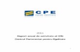 Raport anual de activitate al CPE Centrul Parteneriat ... · deosebit faţă de anii trecuti, în istoria organizaţiei noastre. Iată ce a rezultat din povestea anului 2011: 2011