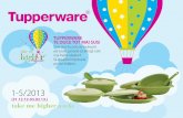 Spring Session 2012 TUPPERWARE TE DUCE TOT MAI SUS! · Set TOP CLASS (Minitop Class dreptunghiular, 980 ml; 2 mini top class pătrate (450 ml) și un Mini Top Class Inalt, 1,2 L)