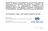 STUDIU DE OPORTUNITATE · scopul identificarii variantei optime de administrare si intretinere a drumurilor publice din aria teritoriala a municipiului Medias, judetul Sibiu. Administrarea