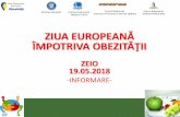 ZIUA EUROPEANĂ ÎMPOTRIVA OBEZITĂŢIIinsp.gov.ro/sites/cnepss/wp-content/uploads/2018/11/Informare_ZEIO_2018.pdf · • EASO a găsito relațiedirectăîntre obezitate șicosturi