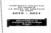 CONTRACT COLECTIV DE MUNCA LA NIVEL DE UNITATE I PE ANII Colectiv de Munca.pdf · MUNCA, ZILIERI ~I CONTRACTE COLECTIVE DE MuNCA Alaturat, va inaintam, conform legii nr. 62/2011,