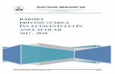 ÎNVĂȚĂMÂNTULUI ÎN ANUL ȘCOLARlicmcostin.ro/files/raport-site-2017-2018-.pdf · DOMENIUL II. EFICACITATEA EDUCAŢIONALĂ ... Planul de dezvoltare instituţională al şcolii