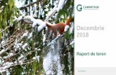 Decembrie 2018 - carpathia.org · 01 Padure: conservare si management 02 Reconstructie ecologica 03 Conservare fauna 04 Cobor –ferma de biodiversitate 05 Comunicare & comunitati