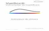 VueBox® · privind efectuarea achizițiilor de contrast pentru o cuantificare fiabilă a perfuziei, consultați instrucțiunile de funcționare furnizate de producătorul ecografului