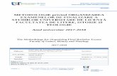METODOLOGIE privind ORGANIZAREA EXAMENELOR DE …litere.uvt.ro/wp-content/uploads/2014/07/2018-Metodologie-finalizare-licenta.pdf · Candidații pot solicita, printr-o cerere scrisă