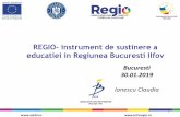 REGIO- instrument de sustinere a educatiei in Regiunea ...2014-2020.adrbi.ro/media/4228/regio-instrument-de-sustinere-a-educatie... · • Elaboreaza Planul de Dezvoltare Regionala