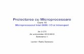Proiectarea cu Microprocesoareusers.utcluj.ro/~rdanescu/pmp-c10.pdf · Placa de baza PC XT – formarea magistralelor. Placa de baza PC XT – Conectarea perifericelor. Placa de baza