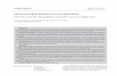 Ultrasonographic diagnosis of acute appendicitismedultrason.ro/assets/Magazines/Medultrason-2009-vol11-no3/03Mos-7-18.pdf · Ultrasonographic diagnosis of acute appendicitis C ...