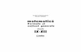 Matematica: formule si notiuni generale - Clasele 9-12 .... formule si notiuni generale... · Matematicã: formule ºi noþiuni generale — clasele IX-XII 6 Mulþimea Anu este inclusã