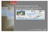 Raport lunar feb 2014 - Tehnogis · Interconstruct srl Raport lunar de progres – februarie 2014 Realizarea unui sistem de sprijin pentru lucr ările hidrografice pe Dun ăre în