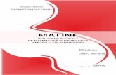 MATINFmatinf.upit.ro/MATINF1/RevistaMATINF.pdf · i c a adecvat a atestat a prin studiile de licent, a s, i/sau doctorat ^ n domeniile disciplinelor predate. Programele de studii