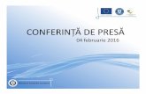 CONFERINȚĂ DE PRESĂ - Hotnews.romedia.hotnews.ro/media_server1/document-2016-02-5... · 2016-02-05 · Dezangajareautomată la 31.12.2015 Ministerul Fondurilor Europene Program