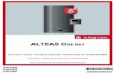 ALTEAS ONE NET - Ludoterm - Echipamente, piese …/ 3 GENERALITăţI Acest aparat este destinat producerii apei calde menajere pentru uz casnic si agent termic pentru incalzire. Trebuie