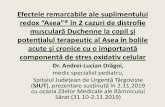 Efectele remarcabile ale suplimentului redox “Asea”® în 2 cazuri …vixra.org/pdf/1911.0088v1.pdf · 2019-11-05 · Efectele remarcabile ale suplimentului redox ^Asea® în