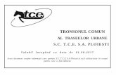 TRONSONUL COMUN b comun.pdf · 2017-07-31 · 2 TRONSONUL COMUN AL TRASEELOR URBANE S.C. T.C.E. S.A. PLOIEŞTI Funcţia / compartimentul Numele şi prenumele Semnătura Data Aprobat