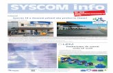 SYSCOM info · SYSCOM info Buletin Informativ editat de SYSCOM 18 SRL, firmã specializatã în automatizãri industriale si sisteme de mãsurare SYSCOM 18 SRL n ROMÂNIA 060 011