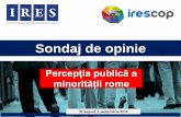 Sondaj de opinie - Hotnews.ro · 2010-09-04 · Raport de cercetare - România 2010 După părerea dumneavoastră, integrarea României în UE este un lucru bun sau unul rău? Un