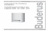 Instrucþiuni de montaj ºi întreþinere · 2002-10-17 · Instrucþiuni de montaj ºi întreþinere centrale termice murale cu gaz Logamax U002-24/24K, U102-24/24K • Ediþia 09/2002