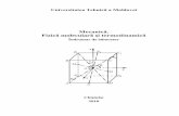 Mecanică Fizică moleculară şi termodinamicăfizica.utm.md/documents_pdf/Indrumar de lab.la mecanica... · 2018-10-29 · Universitatea Tehnică a Moldovei. Facultatea Radioelectronică