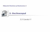 3. Osciloscopularusu/MEE2/Prezentari curs/prezentare 4... · 2016-03-14 · Măsurări Electrice şi Electronice 2 Reglaje şi selecţii în canalul Y Coeficientul de deflexie pe
