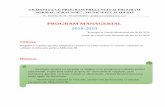 PROGRAM MANAGERIAL - Gradinita "Crai Nou" Ploiestigradinitacrainouploiesti.ro/wp-content/uploads/2019/03/Plan-managerial-2018-2019-CRAI...OPORTUNITǍTI LA NIVEL DE GRADINITA: ... şcoli