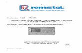 Producator: T&G ITALIA CRONOTERMOSTAT DIGITAL, …blog.romstal.ro/wp-content/uploads/2011/10/AIRONE-B2-Cronotermostat-digital... · Inlocuiti ambele baterii o data pe an, la punerea