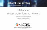 Lifehack for router protection and network · •Utilizarea serviciilor aditionale pentru filtrarea traficului în baza cererilor DNS. •Setărinecesare pentru redirecționareatraficului.