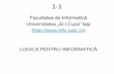 Facultatea de Informaticămasalagiu/pub/LOGICA-R_2015.pdf · adunării numerelor naturale („+”; exemplu: să se calculeze 2 + 3): Baza. n + 0 = n, pentru fiecare n N (a aduna