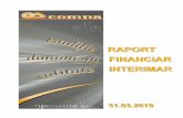RRAAPPOORRTT FFIINNAANNCCIIAARRcompa.ro/wp-content/uploads/2019/05/Raport-financiar-interimar_T1-2019.pdf · Note explicative la la raportul financiar interimar individual la 31.03.2019