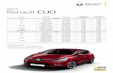 Noul Renault CLIO - AutoCobalcescu...Dotări Noul Renault CLIO Versiunea INTENS Versiunea GT LINE Echipamente standard diferite de versiunea ZEN Confort: Aer condiționat cu reglare
