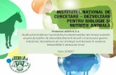 Proiectul ADER 6.2.1. Studii privind efectul nutrienților ... · Etapa a 3-a/2017: Investigarea efectelor unor retete de nutret combinat continând faina de tescovina asupra performantelor