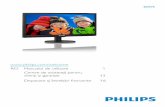 203V5 - Philips...Caseta albastră va rămâne în dreptul opțiunii selectate timp de 3 secunde iar pictograma funcției respective va clipi de trei ori pentru a confirma alegerea