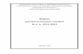 MINISTERUL EDUCAŢIEI AL REPUBLICII MOLDOVA A REPUBLICII ... · Catedra Managementul Culturii Fizice Raport privind activitatea catedrei în a. u. 2012-2013 Chişinău, 2013 . 2 ...