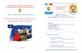MInIsterul ap@R@RII NA[IONALE educationala 2011-2012 .pdf · 2019-02-12 · Colegiul Militar Liceal „Mihai Viteazul” a participat la proiecte, activităţi și parteneriate europene