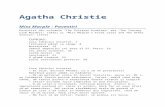 Agatha Christie · Web viewDar, din nou, nu era în avantajul său să procedeze aşa. Suntem confruntaţi cu această problemă curioasă: doi oameni care au avut prilejul de a introduce