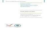 MATEMATICÃ DIN ROMÂNIASocietatea de Științe Matematice din România dr. Radu Gologan, prof. dr. UAȚIA MATEMATICÃ DIN ROMÂNIA Studiu-diagnozã 2016 Coordonator: conf. dr. Silvia
