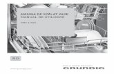 MAŞINA DE SPĂLAT VASE - Grundig...15. Sistem de uscare cu ventilare (depinde de model) 15 Manual de utilizare / Maşina de spălat vase 9 / 43 RO Mașină de spălat vase Specificații