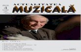 ACTUALITATEA 42019 MUZICAL~MUZICAL~ · 2019-07-01 · baladă pentru mezzo-soprană şi pian pe text propriu intitulat CITHA, lied ce face parte din ... un colaj de piese, a făcut