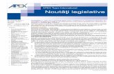 APEX Team International Noutăţi legislative · Acordarea de bunuri gratuit în cadrul acțiunilor de sponsorizare ... Se clarifică faptul că într-o cerere de rambursare se includ