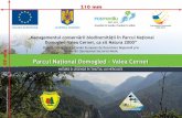 „Managementul conservării biodiversităţii în Parcul ...domogled-cerna.ro/conservare/rezultate/brosura centru.pdf · Înainte de a începe o excursie pe un traseu turistic din