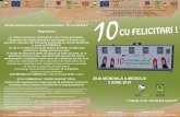 n cadrul proiectului ”10 cu Felicitări” CU FELICITARI · Evenimentul de prezentare a campaniei 10 cu Felicitari are loc cu ocazia aniversarii ZILEI MONDIALE A MEDIULUI in data