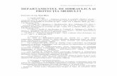 ANUARUL FACULTĂŢII DE HIDROTEHNICĂ 1 …Ingineria Apelor Subterane, Departamentul de Hidraulică şi Protecţia Mediului în cadrul celei de a 21-a ediţie a ROMENVIROTEC – Expoziţia