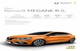 Noul Renault MEGANE R.S. - AutoCobalcescuEleron de dimensiuni sporite - rol aerodinamic, crește forța de apăsare exercitată în suspensie, direct proporțional cu viteza de deplasare