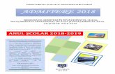 ADMITERE 2018 - Exquis...2 Planul de şcolarizare pentru clasa a IX-a, învăţământ liceal special cu frecvenţă – zi, locuri care nu participă la repartizarea computerizată