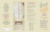 melosul manuscriselor bizanțului · 2012-10-23 · melosul manuscriselor bizanțului Asociația nectarie protopsaltul Mai multe informații pe valorizarea patrimoniului muzical bizantin